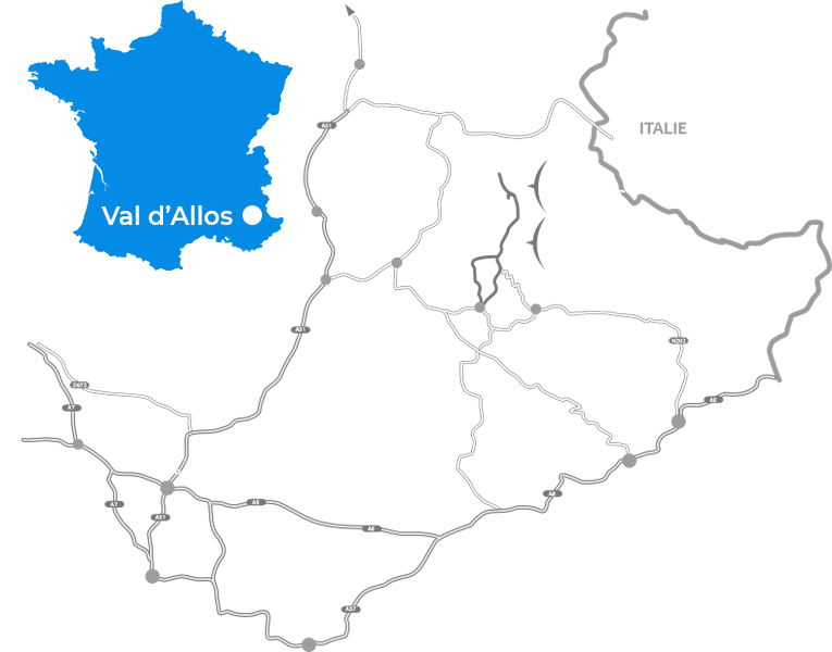 Carte Val d'Allos